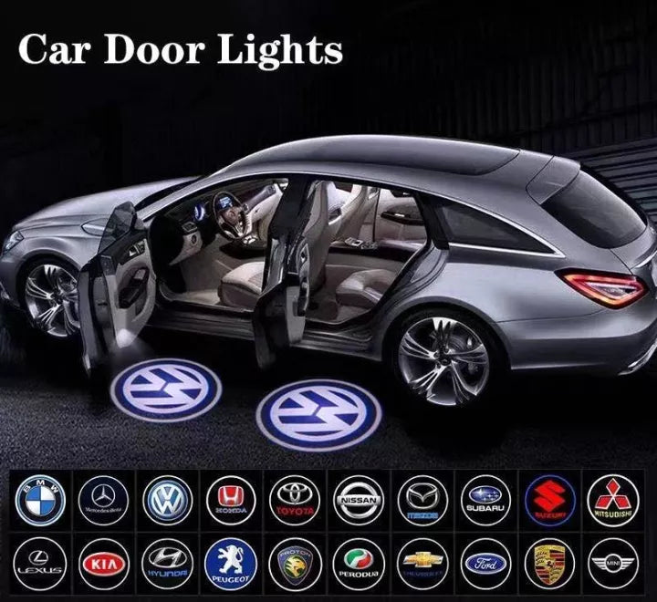 2PCS Car Door Logo Light Projector for All Car with Sensor