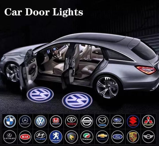 2PCS Car Door Logo Light Projector for All Car with Sensor