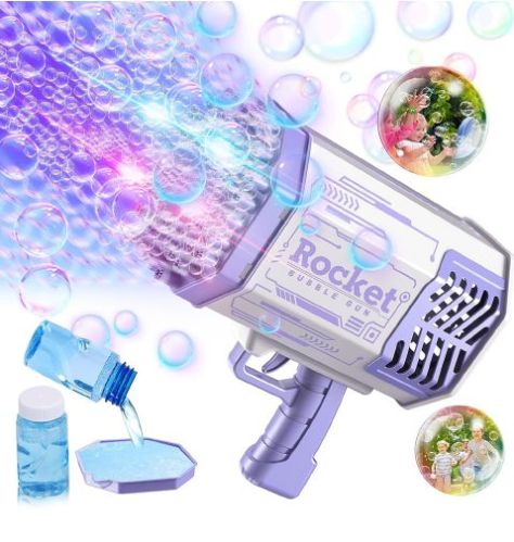 Rocket bubble gun
